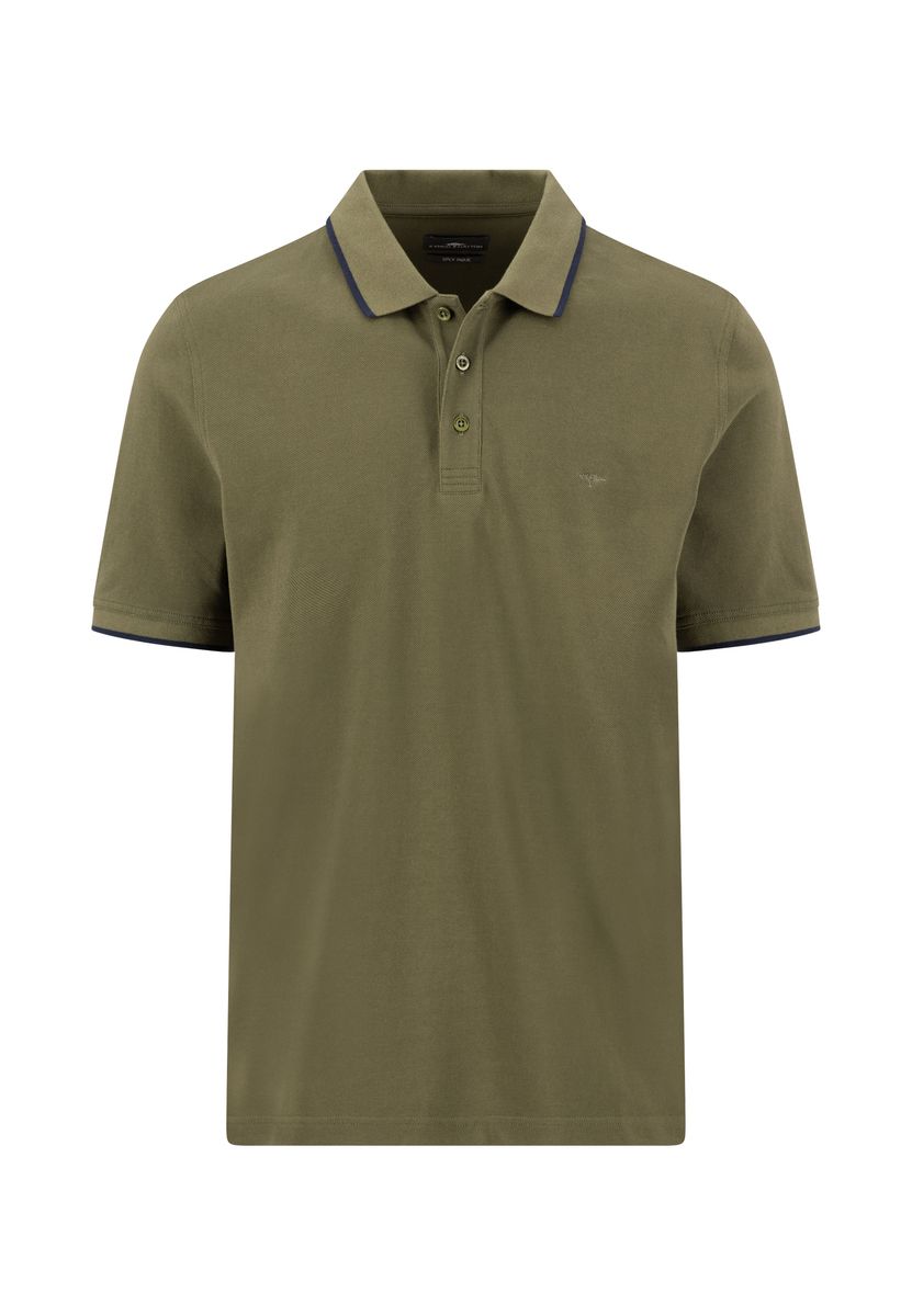 Polo, 2 ply, solid pique tipping