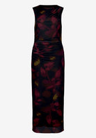 Mesh-Kleid  mit Blumen