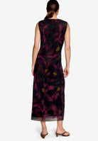 Mesh-Kleid  mit Blumen