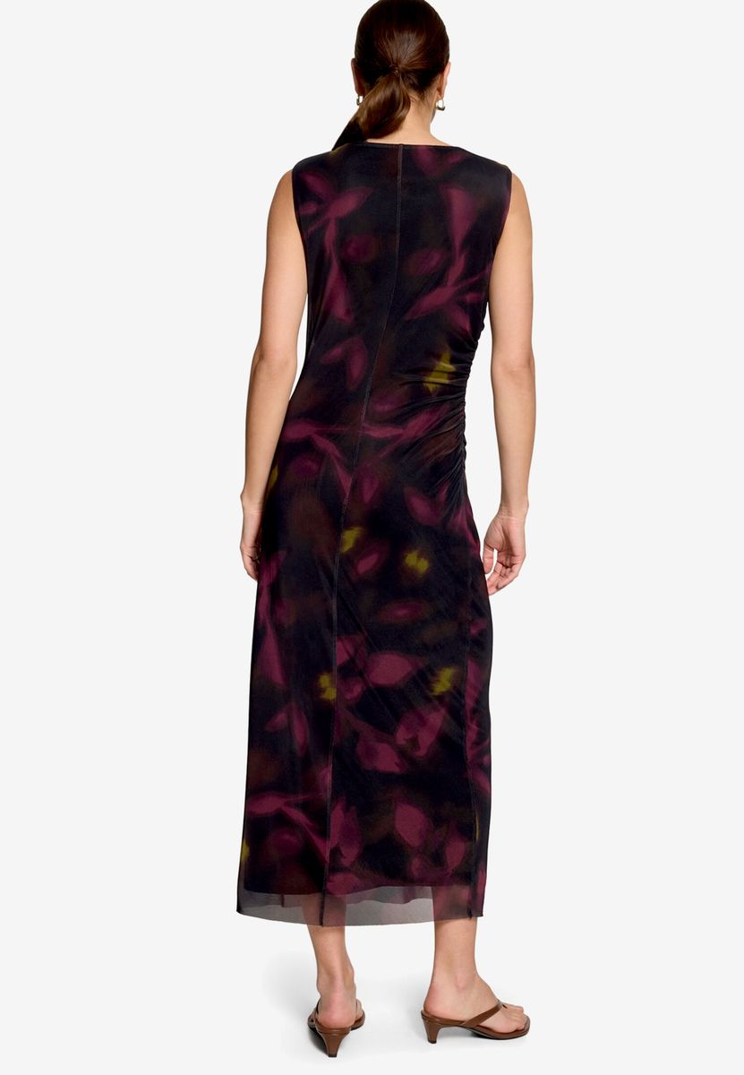 Mesh-Kleid  mit Blumen