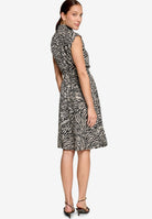 Midikleid  mit Zebraprint