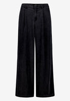 Wideleg-Hose mit Bundfalten