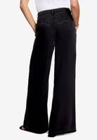 Wideleg-Hose mit Bundfalten