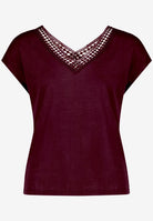 T-Shirt  mit Spitze