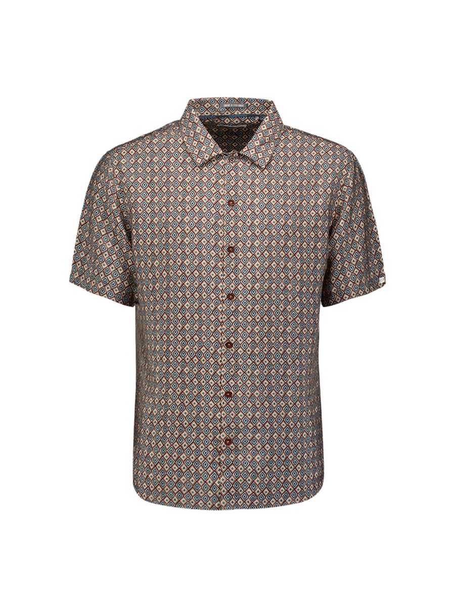 Shirt Short Sleeve Allover Printed