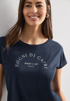Dropped Shoulder Shirt mit Rundhals