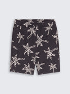 allover printed sweat shorts