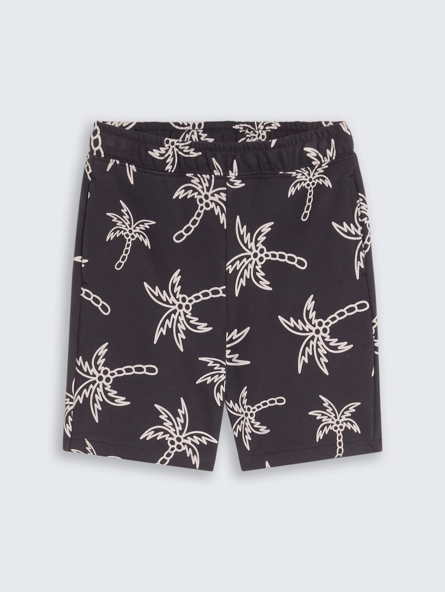 allover printed sweat shorts