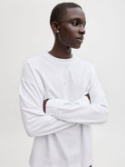 JJEBARRON TEE LS O-NECK SN
