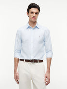 FLEX POPLIN SMALL PRINT SHIRT