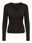 ONLSARA SHARAI L/S V-NECK TOP JRS