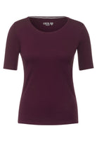 T-Shirt in Unifarbe