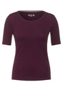 T-Shirt in Unifarbe