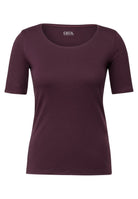T-Shirt in Unifarbe