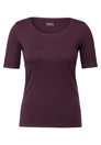 T-Shirt in Unifarbe
