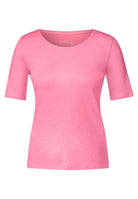 T-Shirt in Unifarbe