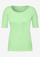 T-Shirt in Unifarbe