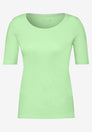 T-Shirt in Unifarbe
