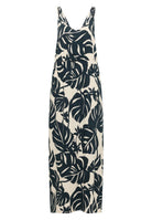 Maxikleid mit V-Neck und Print