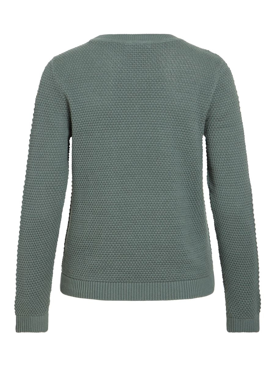VIDALO O-NECK L/S KNIT TOP- NOOS