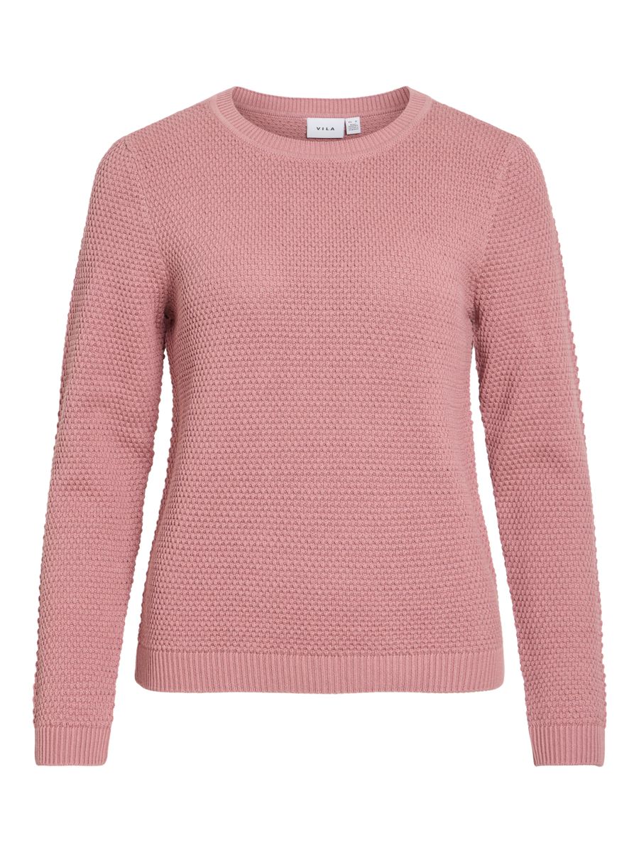 VIDALO O-NECK L/S KNIT TOP- NOOS