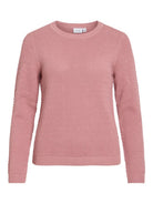VIDALO O-NECK L/S KNIT TOP- NOOS