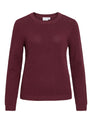 VIDALO O-NECK L/S KNIT TOP- NOOS