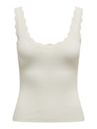 JDYNANNA S/L SCALLOP EDGE TOP KNT NOOS