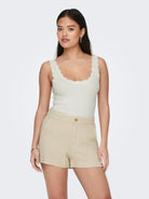 JDYNANNA S/L SCALLOP EDGE TOP KNT NOOS