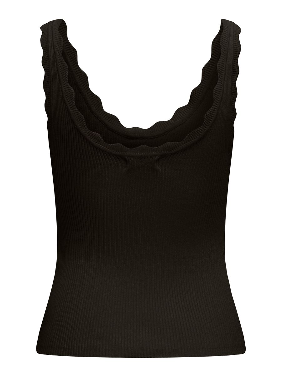 JDYNANNA S/L SCALLOP EDGE TOP KNT NOOS
