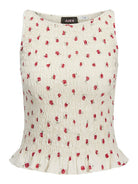 JXZOE SEERSUCKER FULL SMOCK TOP WVN LN