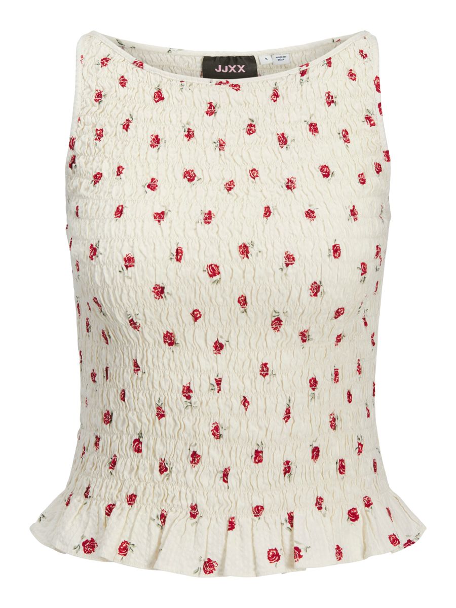 JXZOE SEERSUCKER FULL SMOCK TOP WVN LN