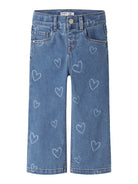 NMFROSE WIDE AOP JEANS 4044-ON NOOS