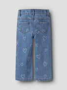 NMFROSE WIDE AOP JEANS 4044-ON NOOS