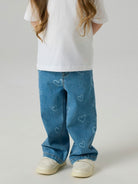 NMFROSE WIDE AOP JEANS 4044-ON NOOS