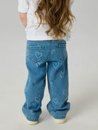 NMFROSE WIDE AOP JEANS 4044-ON NOOS