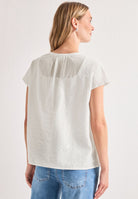 Dropped Shoulder Blusenshirt mit Tape
