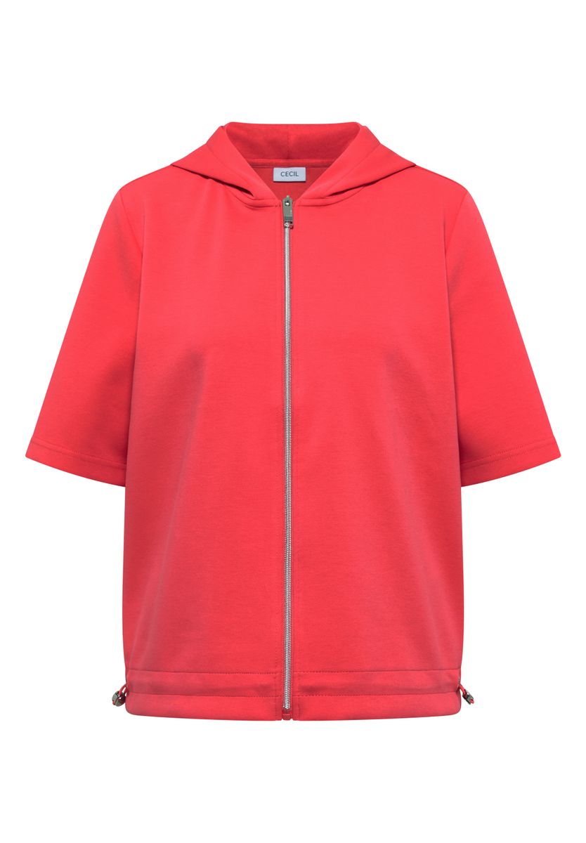 Kapuzenjacke mit seitlichen Tunnelzügen