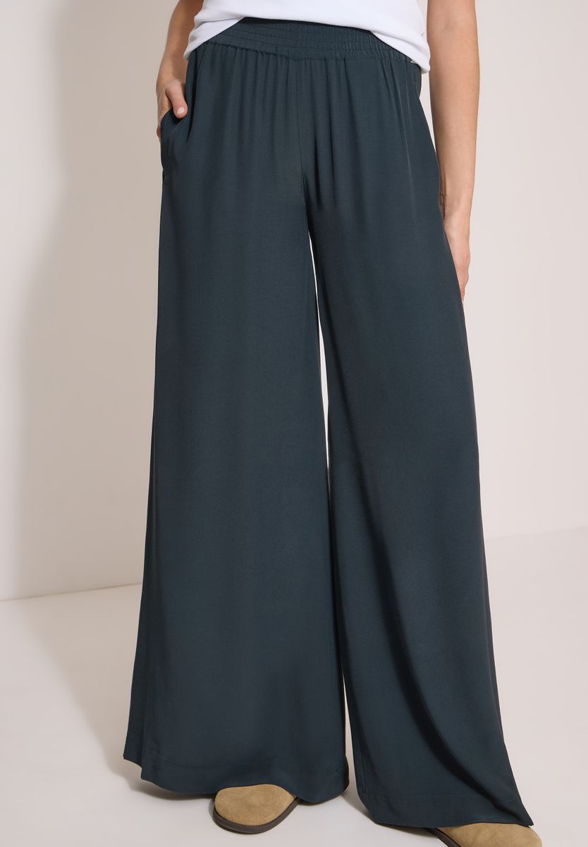 EOS_Wide Leg Crepe Viscose Sol