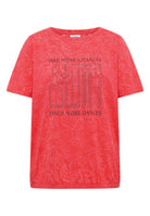 T-Shirt in Ausbrenner-Optik