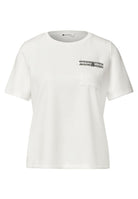 T-Shirt mit dekorativer Brusttasche