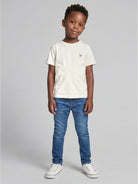 matt denim pants