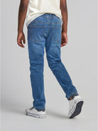 matt denim pants