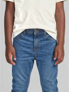 matt denim pants