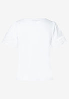 T-Shirt mit Spitzen-Ärmel