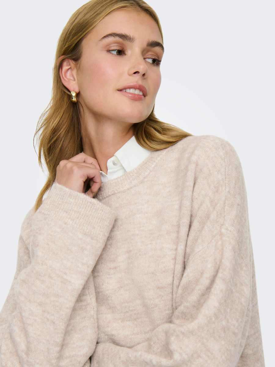 ONLSIMONI L/S O-NECK PULLOVER KNT N