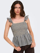 JDYHOLLY S/L SMOCK TOP WVN  EXP