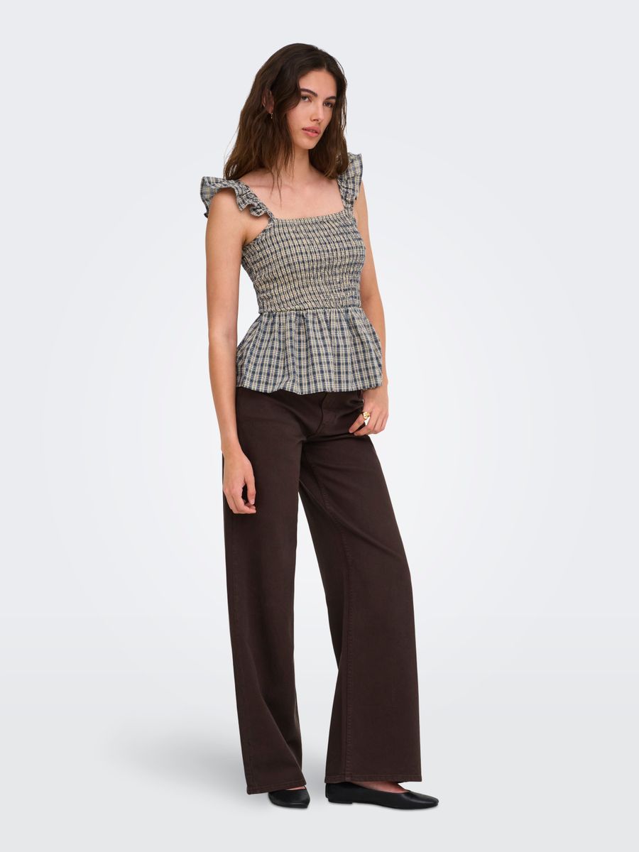 JDYHOLLY S/L SMOCK TOP WVN  EXP