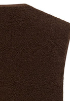 Teddy Weste mit seitlichen Eingrifftaschen