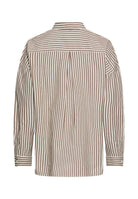 Baumwollbluse mit Knopfleiste